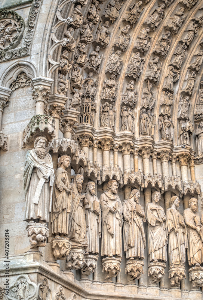 Amiens Cathedral, HDR Image