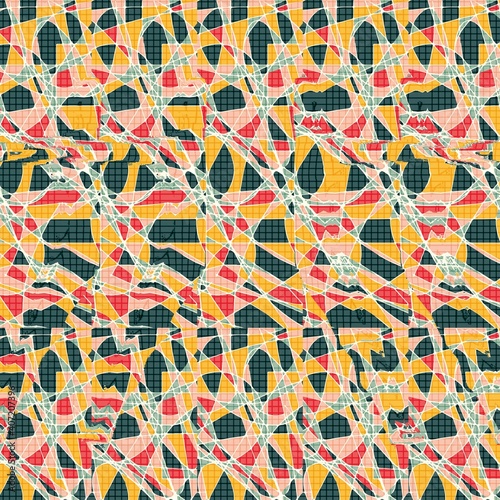 Stereogram illusion with human body in hidden 3D picture