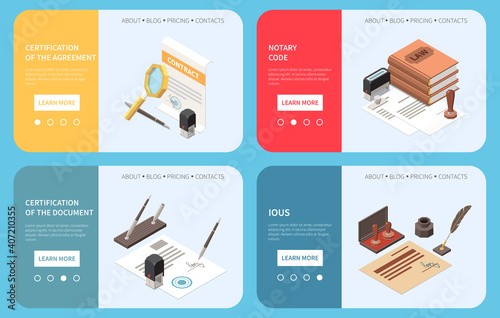 Notary Services Web Banners