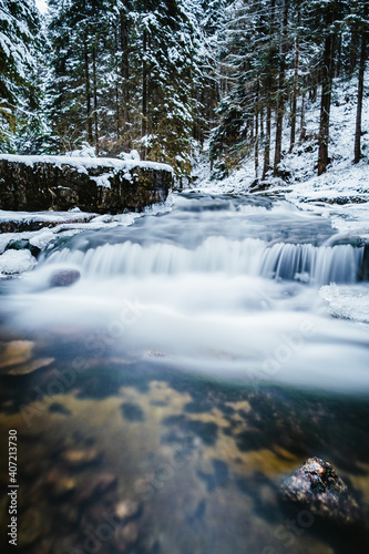 Mumlava is a mountain river flowing through the Giant Mountains and at the mouth of the Jizera bordering the Jizera Mountains. It is located in the Semily district. The length of the stream is 12 km.