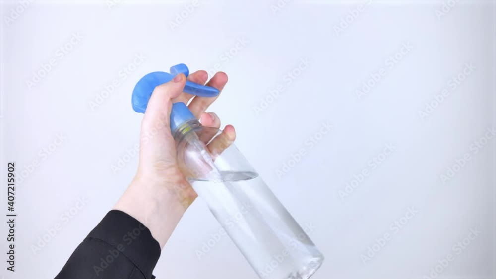 Air freshener floating in soapy water. Harmful composition of