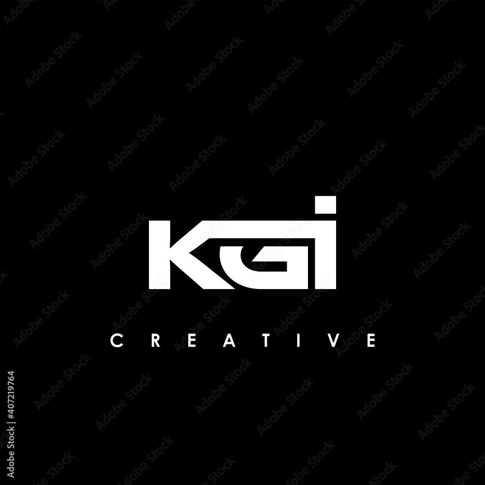 KGI Letter Initial Logo Design Template Vector Illustration	

