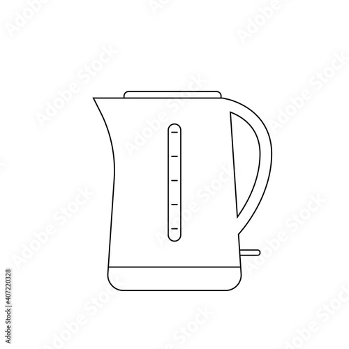 kettles icon line. Vector