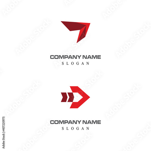 Free Download  Arrow vector illustration icon Logo Template design - GFXLoad