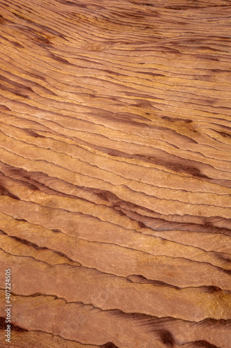 detail of natural texture of red stone