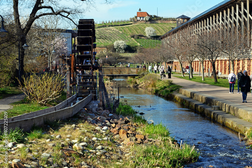 Wasserrad am Gradierwerk Bad Dürkheim