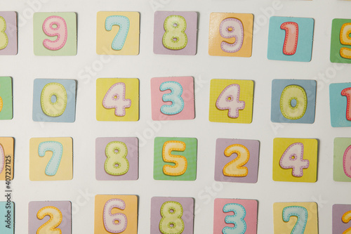 Background of numbers. Finance data concept. Matematic. Seamless pattern with numbers. financial crisis concept. Business success.