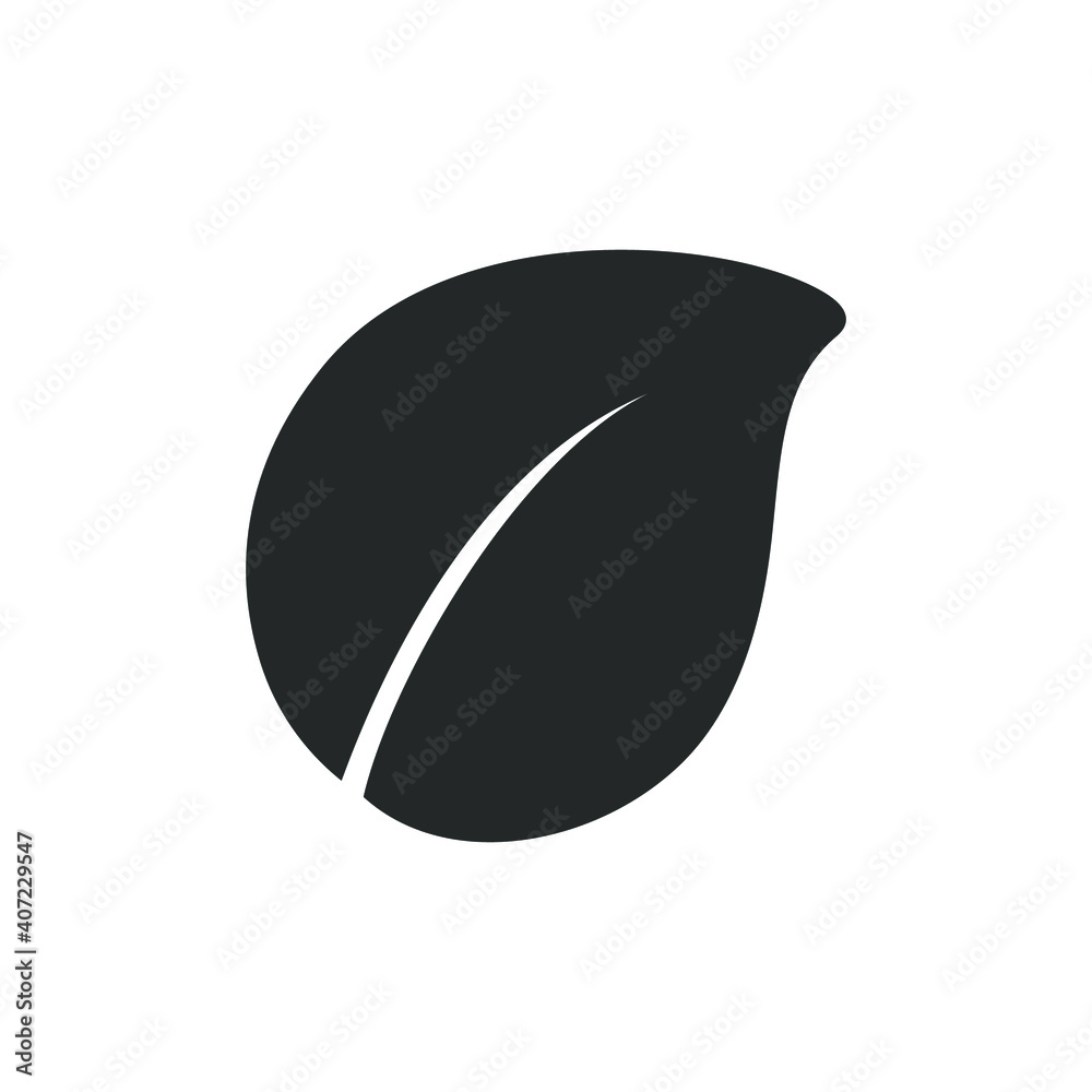 Single leaf web icon clip art. Simple flat modern minimal vector graphic design. Sign symbol or badge for nature, organic green eco friendly products, sticker print infographic element, vegan menu Single leaf web icon clip art. Simple flat modern minimal vector graphic design. Sign symbol or badge for nature, organic green eco friendly products, sticker print infographic element, vegan menu
