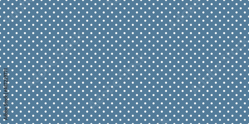 white polka dot abstract  pattern design on blue wedge wood color. Seamless white polka dot on Wedgewood color (blue) pastel photo