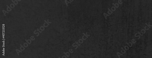 Panorama of Black stone cladding wall texture and seamless background