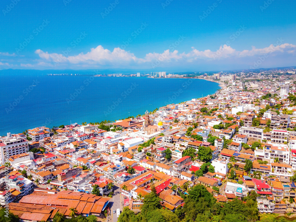 View of the city of Puerto Vallarta