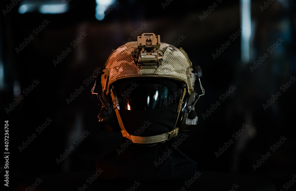 Fototapeta premium Combat Helmet