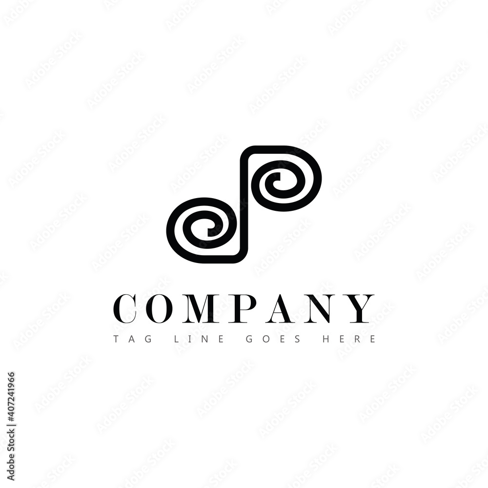 Initial letter DP, D P Logo, Circular on Alphabet, Design Vector Icon Illustrator Initial letter DP, D P Logo, Circular on Alphabet, Design Vector Icon Illustrator