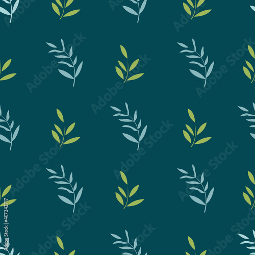 Vector tropical leaves seamless repeat pattern design background. Perfect for modern wallpaper  fabric  home decor  and wrapping projects.