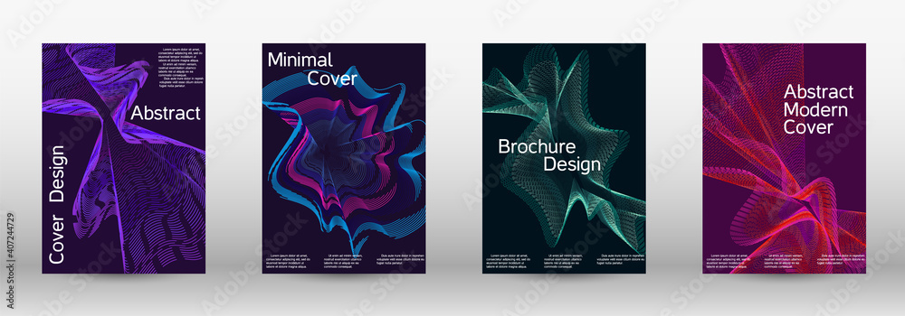 Modern design template. A set of modern abstract covers. Modern design template. A set of modern abstract covers.