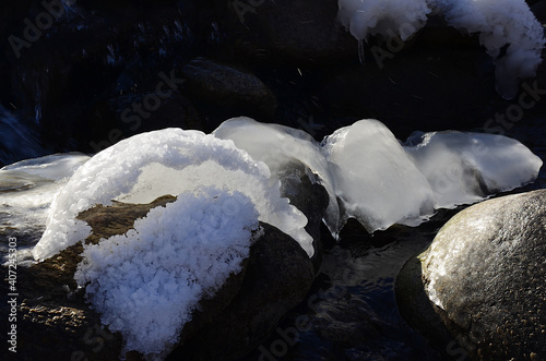ice on the river