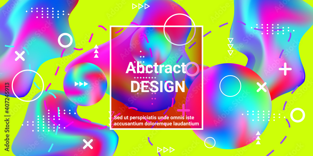 Fototapeta premium Modern design poster