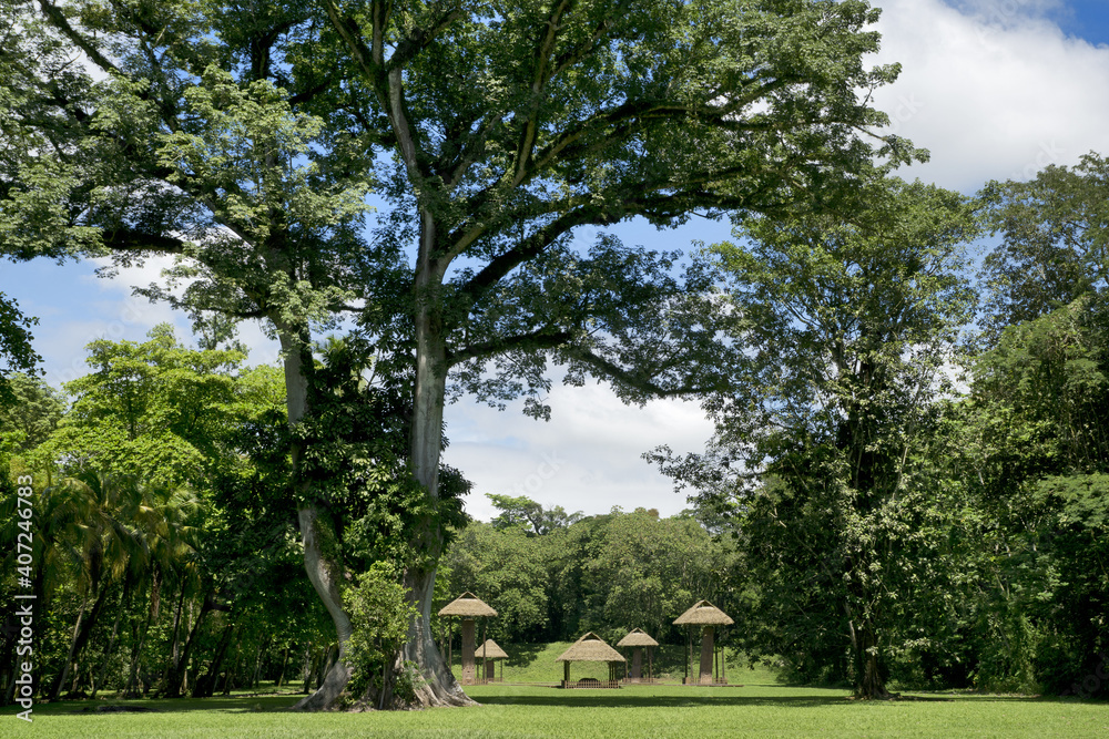 Quirigua, Guatemala, Quirigua is an ancient Maya archaeological site in the department of Izabal in south-eastern Guatemala Quirigua, Guatemala, Quirigua is an ancient Maya archaeological site in the department of Izabal in south-eastern Guatemala