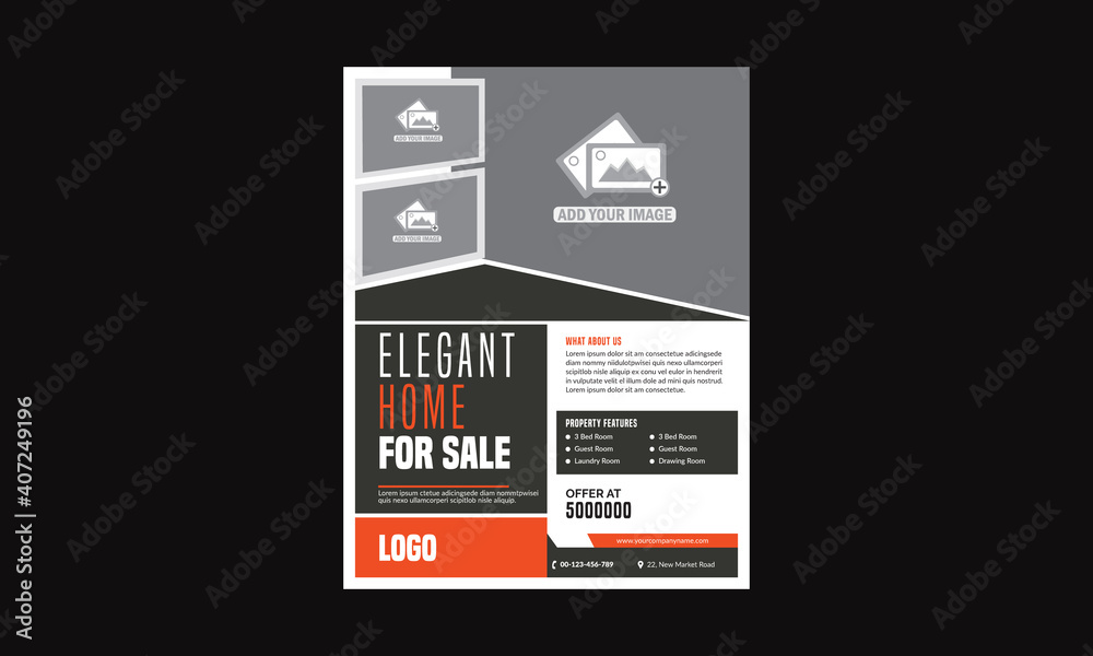 Real Estate Flyer Template Fully Editable Design Very unique Real Estate Flyer Template Fully Editable Design Very unique