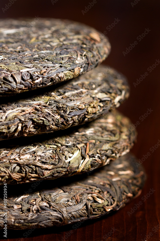 Fototapeta premium Pu'er tea cake