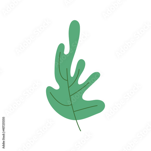 green color leave nature icon