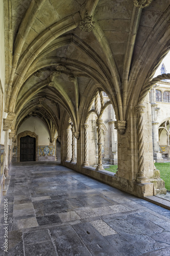 Santa Cruz Monastery  Cloister  Coimbra old city  Beira Province  Portugal  Unesco World Heritage Site
