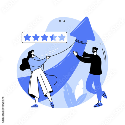 Reputation crisis management abstract concept vector illustration. Crisis management, public relations, brand reputation maintenance, PR agency service, image protection strategy abstract metaphor.