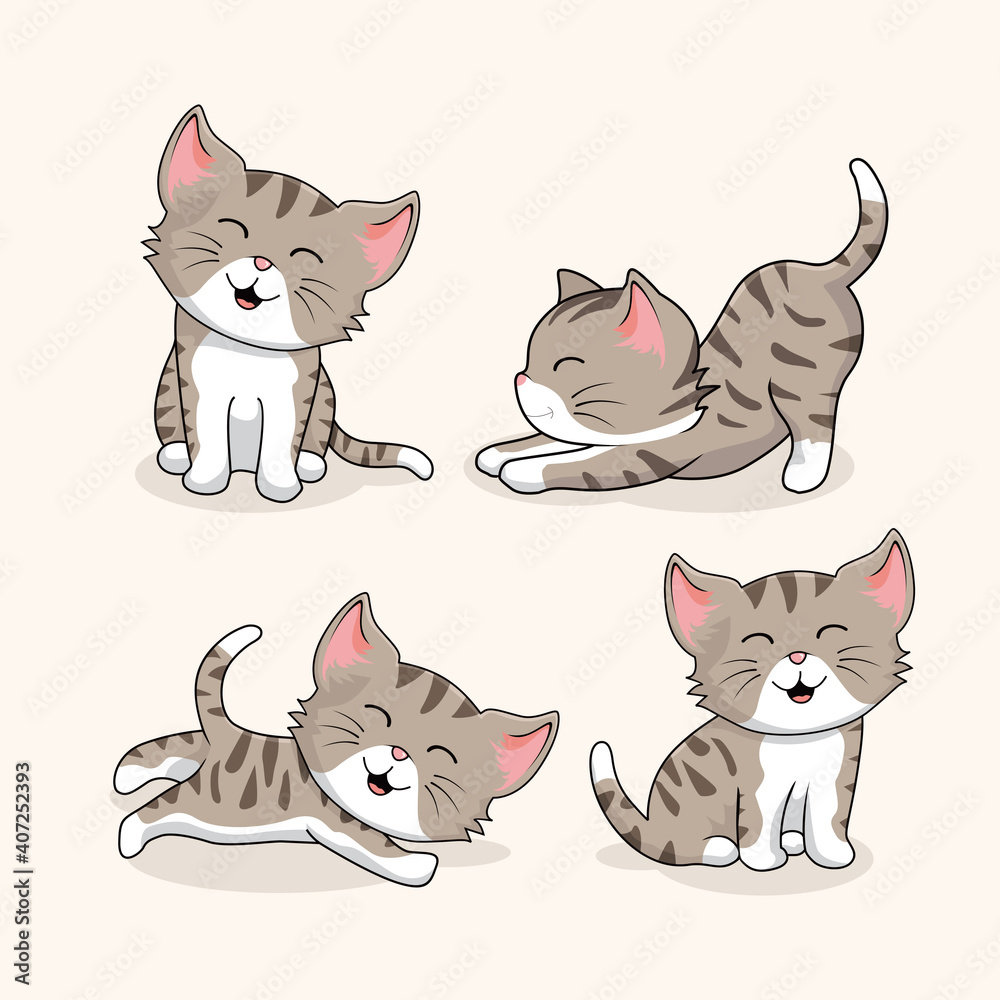 Cat Cartoon Animals