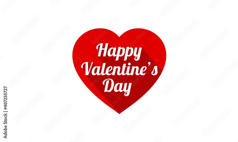 Happy valentines day designs, isolated on white background. Vector Illustration Happy valentines day designs, isolated on white background. Vector Illustration