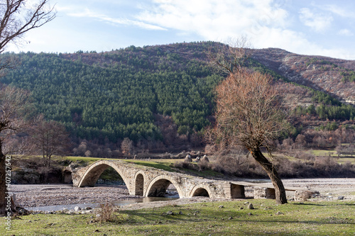Ancient Roman bridge near village of Nenkovo, Bulgaria