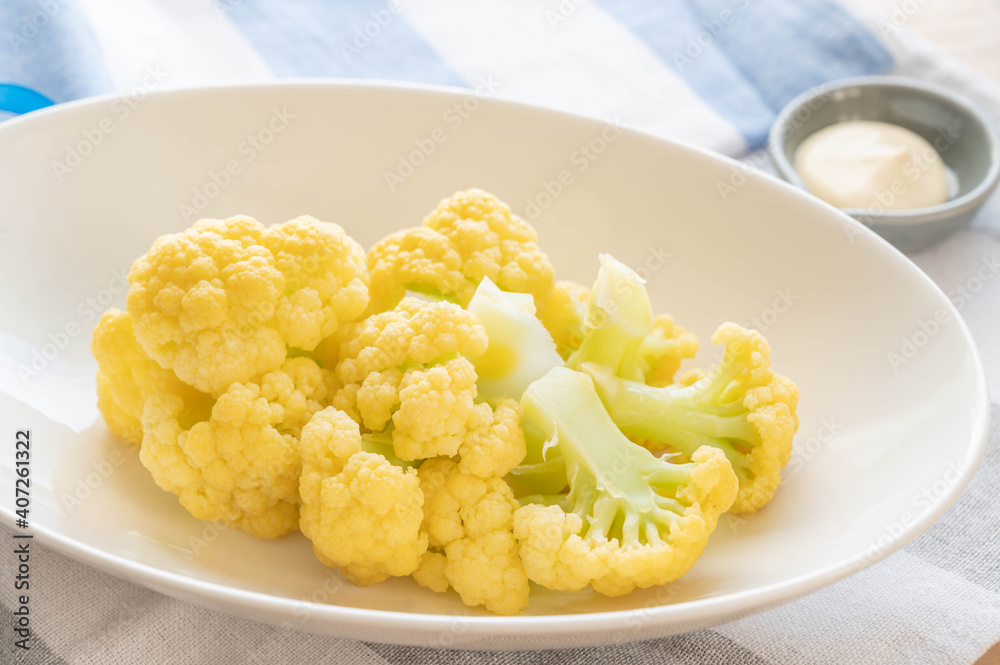 茹で野菜 オレンジカリフラワー 茹で野菜 オレンジカリフラワー