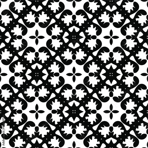  Black and white texture. seamless geometric pattern. 