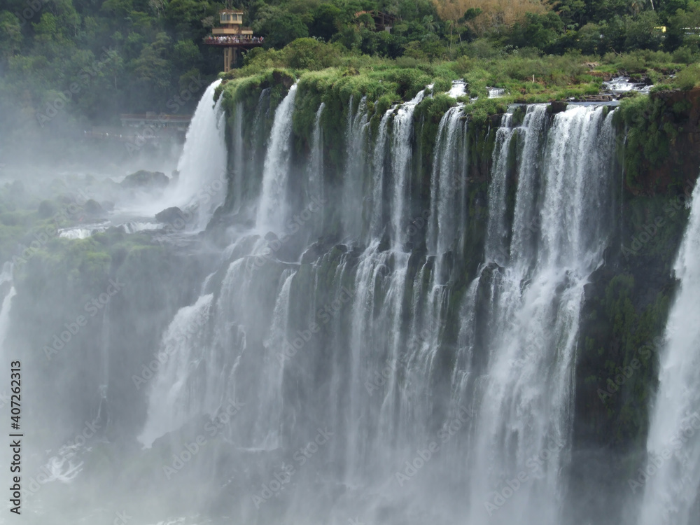 The Iguazu Falls view from the Argentine side The Iguazu Falls view from the Argentine side