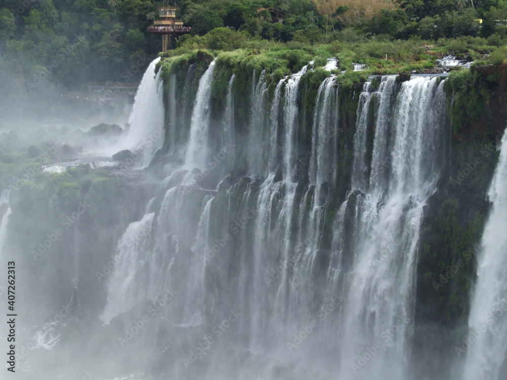 The Iguazu Falls view from the Argentine side