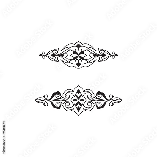ornament for frame artwork and pinstripe