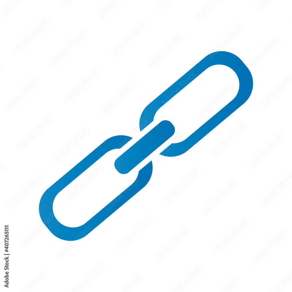 chain link flat style icon chain link flat style icon