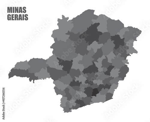 Minas Gerais regions map