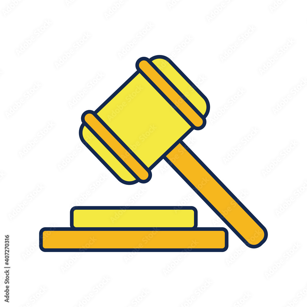 gavel judge flat style icon gavel judge flat style icon