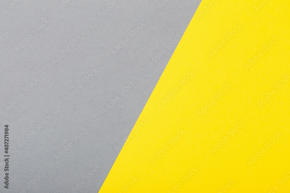 background of  paper  in trendy yellow and grey colors