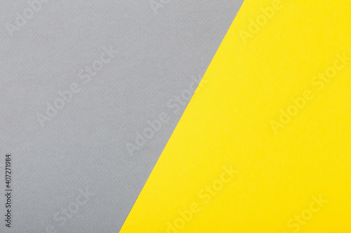 background of  paper  in trendy yellow and grey colors