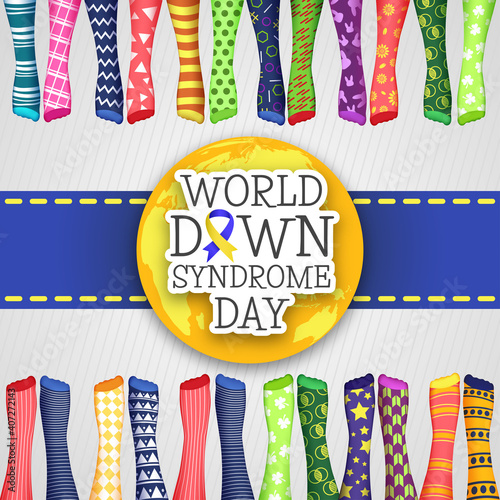 World Down Syndrome Day with Colorful Socks