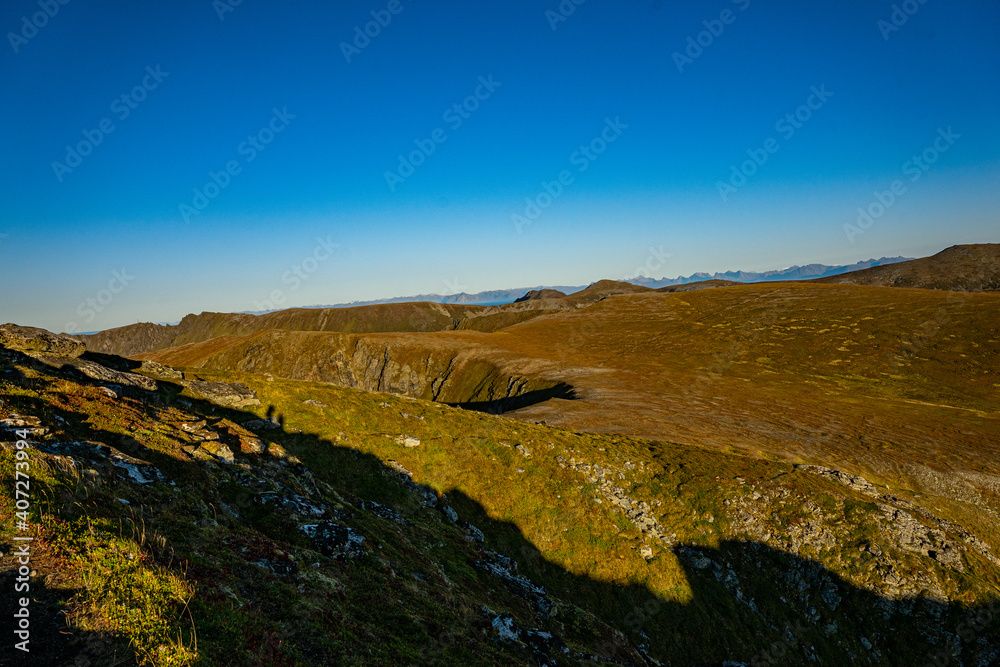 View from mountain Måtind on Vesterålen View from mountain Måtind on Vesterålen