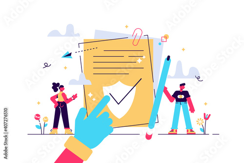 Policy as legal principles statement with text protocol tiny