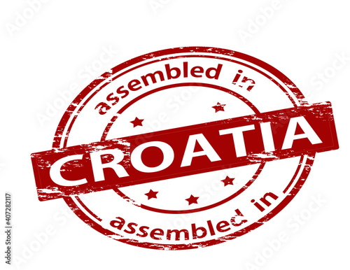 Assembled in Croatia