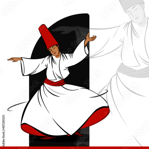 Whirling Sufi Dervish
