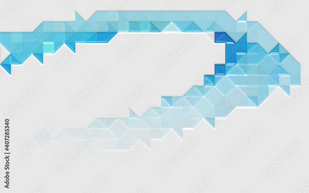 Fototapeta premium Glossy Tiles Color Abstract background