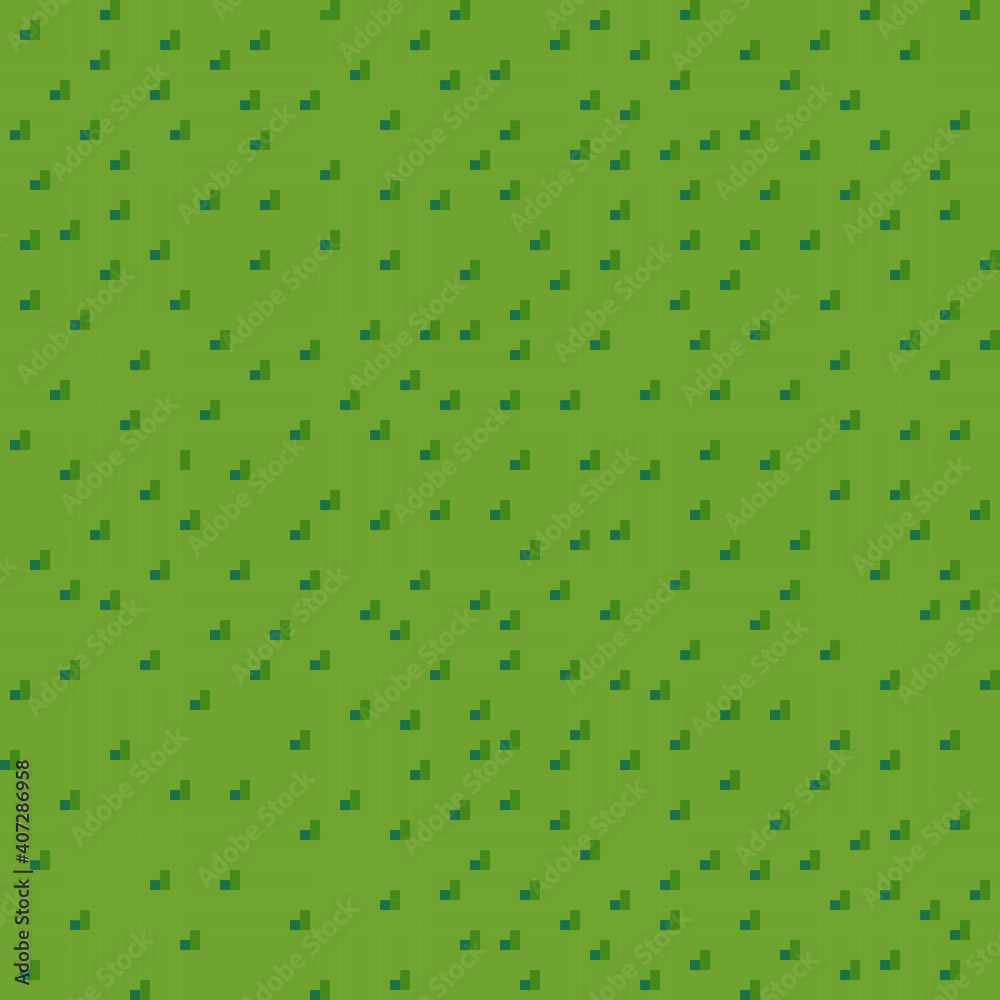 Grass pixel art background. Grass texture. Pixel art vector.	