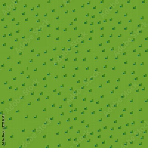 Grass pixel art background. Grass texture. Pixel art vector. 