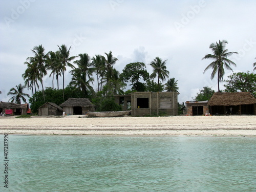 Coastline Zanzibar island Tanzania