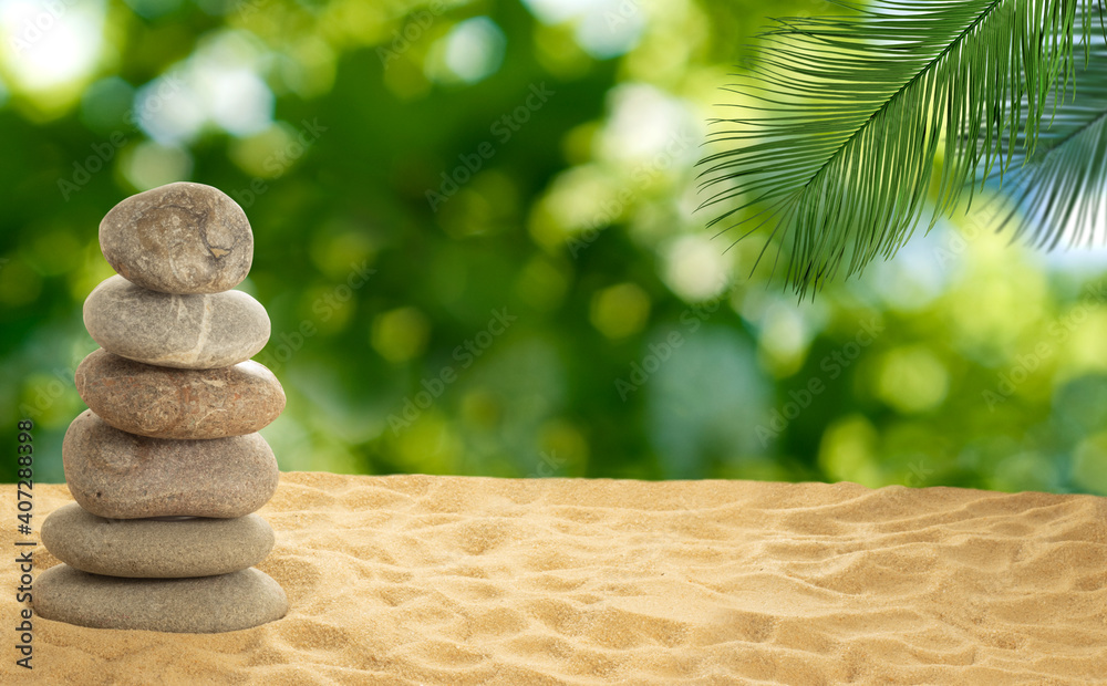 image of stones on the sand close-up image of stones on the sand close-up